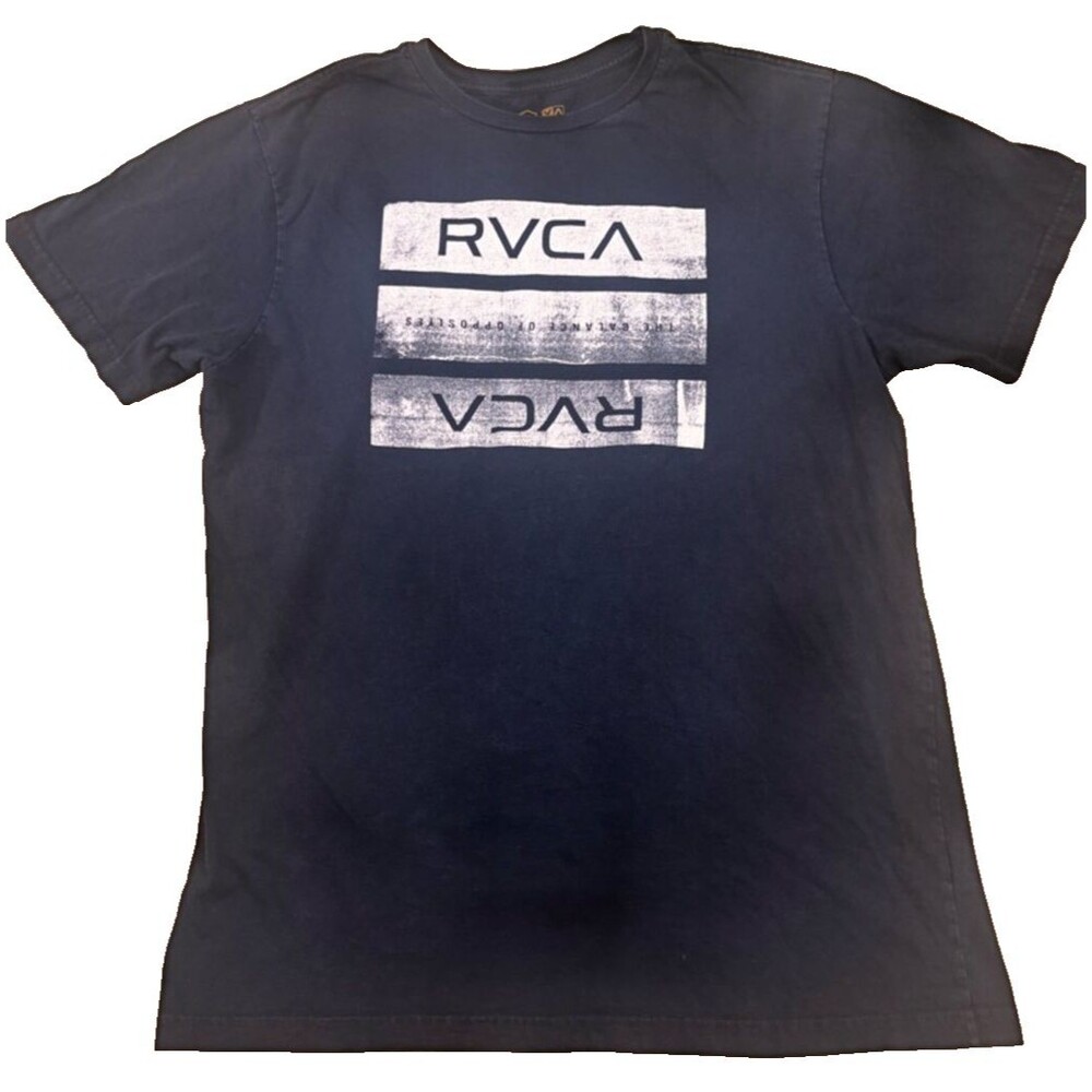 RVCA T-shirt Men's XL Black Short Sleeve Graphic Tee